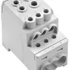 Bloc répartiteur WM WPD 110 1×70+1×35/6×16mm² 200A 1000V gris clair 
