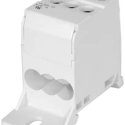 Blocco di distribuzione PDB 1L 80A 27×66×47mm 1×16/4×6+2×16mm² grigio 