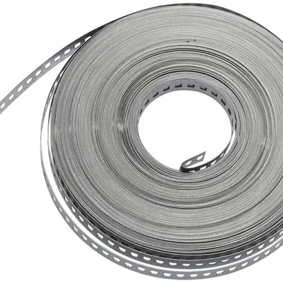 Bande perforée Regla Mini R18 zingué, 18×0.6mm, longueur 10m 