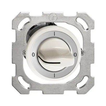 UP-Drehschalter FH 0/3P weiss mit Drehgriff 