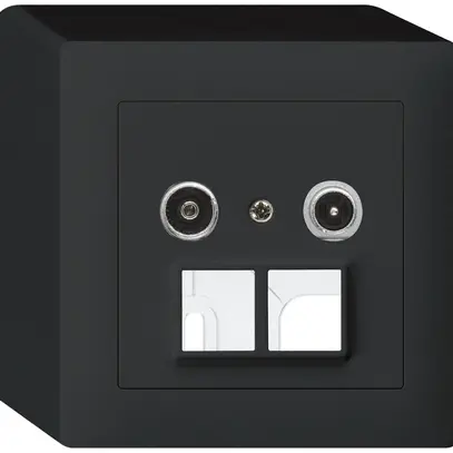 Presa multimedia AP kallysto R/TV 14dB 2GHz nero 