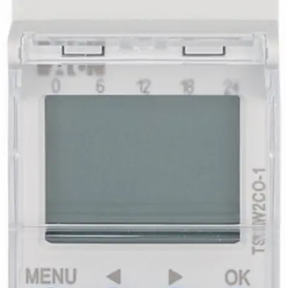 Timer digitale AMD Eaton 2 UM programma settimana 2 canali morsetti a innesto 