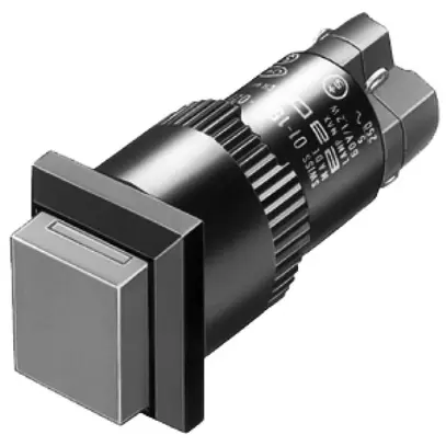 Allogiamento per pulsante luminoso EAO01 18×18mm Ø16mm 1R 1Ch IP40 