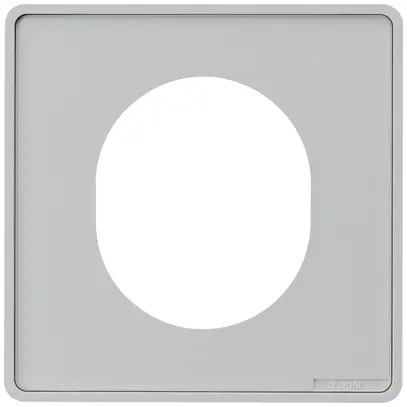 Blendenset für Geräteeinbau CEE PC/ABS Tehalit G3374 lichtgrau 