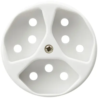 Disco frontale 3×tipo 13 bianco basico con protezione bambini 