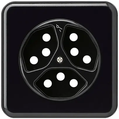 Kit frontal ENC basico 3×type 13/1 86×86mm noir 