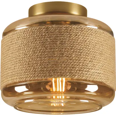 Plafoniera/applique SLV PANTILO E27 1×0…15W Ø185mm oro 