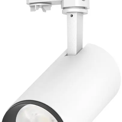 Projecteur LED DOTLUX SLIMtrack-eco 25W 2500lm 3000K 36° Ø85mm blanc 