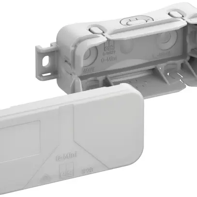 Scatola di derivazione AP Q-Mini-L 89×43×34mm, IP20, grigio 