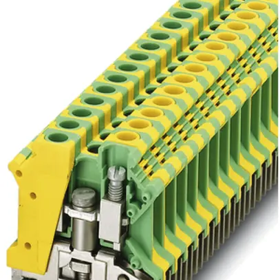 Durchgangsreihenklemme 0.2…10mm² grün/gelb, USLKG 6 N 