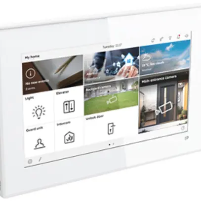 Station intérieur vidéo ABB IP touch 7, LAN/WiFi, DC/PoE, SM/FM blanc 