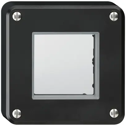 Parte superiore robusto per apparecchi Systo/KNX, nero, IP55 