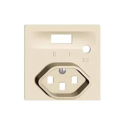 Kit frontal EDIZIOdue pour prise FI crema 