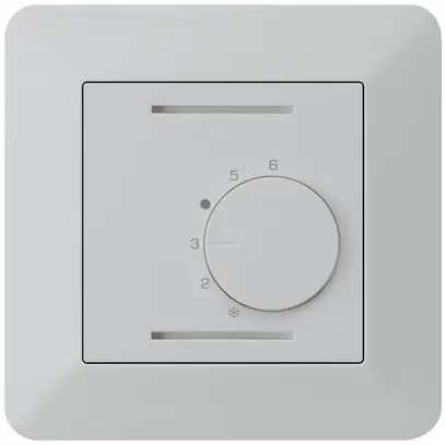 Termostato ambiente INC kallysto.trend grigio chiaro senza interruttore 