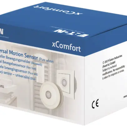 Rilevatore di movimento xComfort "Universal", 230V/a pile, bianco puro 