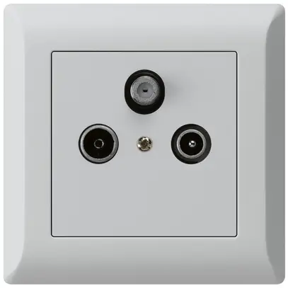 Presa INC kallysto.line R/TV/SAT grigio chiaro 