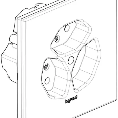 Presa INC ATO 3×T13 grigio grafite grd.I 