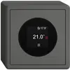 Thermostat d'ambiance AP EDIZIO.liv SNAPFIX® 230VAC 4…30°C 74×74mm gris foncé 