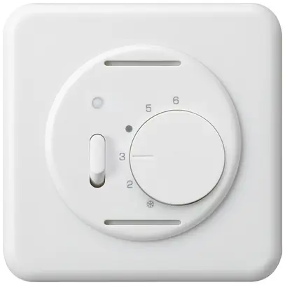Termostato ambiente INC BASICO bianco con interruttore 