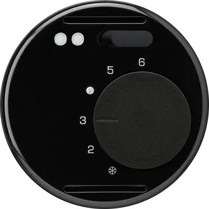 Insert pour thermostat d'ambiance ENC basico noir pour plancher chauffant 