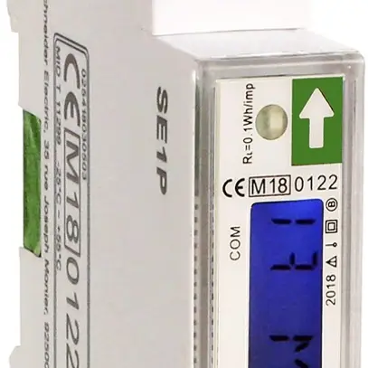 Contatore energia AMD Schneider Electric iEM2055 1P+N 45A Modbus 