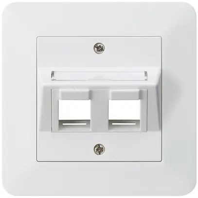 Kit de montage ENC kallysto.trend 2×Keystone blanc 