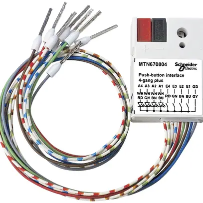 Interfaccia tasto INS KNX Schneider Electric 4-volte, MTN670804 