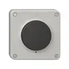 Interruttore a pulsante NUP NEVO, S3/1L, illuminabile, S3/1L, grigio chiaro 