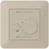 Termostato INC Hager kallysto.trend, con interr.di riscald./raffred., beige 