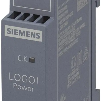 Alimentazione Siemens LOGO!POWER, IN:100…240VAC, OUT:24VDC/0.6A, 1UM 