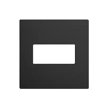 Kit frontal EDIZIOdue F pour détecteur de mouvement pirios 180 R eco, noir 