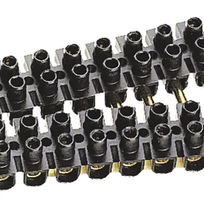 Klemmenleiste Suprem 2×12×6mm² schwarz 