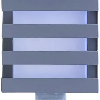 Applique LED Z-Licht PIR Cube L SEN 5.5W 500lm 3000K IP65 115×115mm grigio 