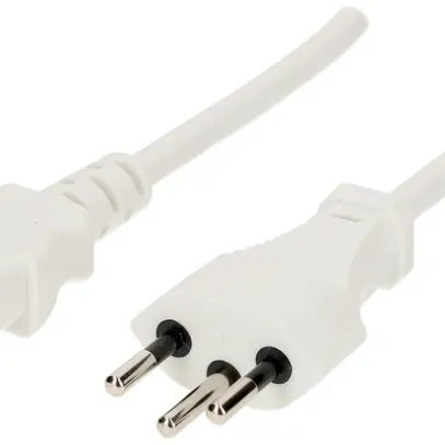 Cavo d'apparecchio MH, T12/C13, Td 3×0.75mm² 2m, bianco 