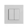 Commande pour interrupteur 2K/2T Edue Wiser gris clair 