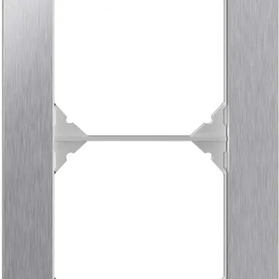 En-tête ENC EDIZIO.liv prestige SNAPFIX® 4×1 274×94mm acier chromé poncé 