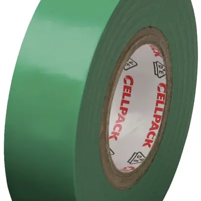 Ruban isolant Cellpack 128 15mm×10m vert 