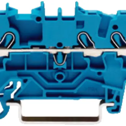 Durchgangsklemme WAGO TopJob-S 2.5mm² 3L blau Serie 2002 