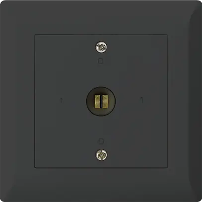 Interruttore a chiave d'innesto INC kallysto.line 0/1L nero 