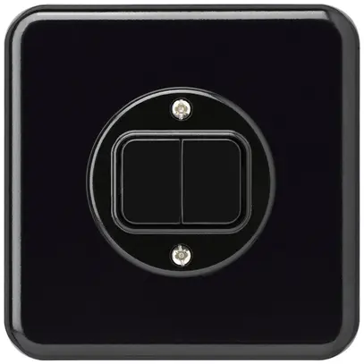 Interruttore INC basico 1/1L nero 