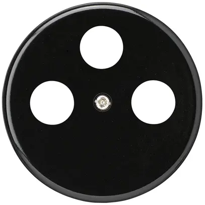 Disco frontale basico TV/R/Sat nero 