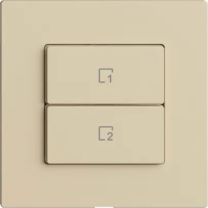 Kit recouvrement pour poussoir scène 2 scènes vert./2T Edue Wiser vanille 