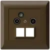 Presa antenna INC R/TV/dati HMS kallysto.line 19dB marrone 