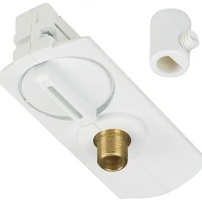 Adattatore per lampada sospesa SLV per binario conduttore 1-fase, bianco 