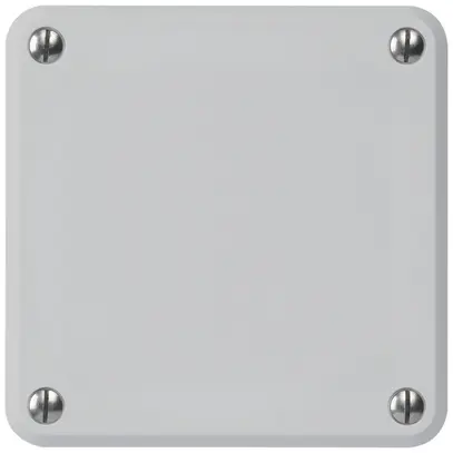 Obturateur ENC robusto IP55 gris avec plaque de montage 