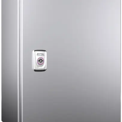 Armoire compacte Rittal AX, 1 porte, IP66, 380×380×210mm, acier fin V4A 