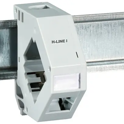 Adaptateur pour rail DIN H-LINE I pour 1 module Keystone blindé, 22mm 
