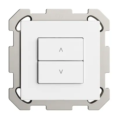 Stazione secondaria INC 1K/2T per interruttore tapparelle Edue Wiser bianco 