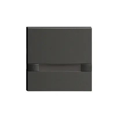 Tasto 1/1 KNX/elettronico senza LED+cart. EDIZIOdue comando 2×nero 