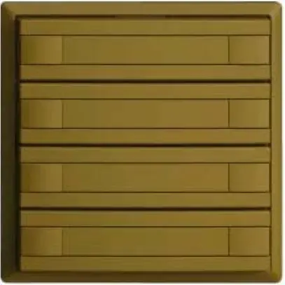 Pulsante KNX RGB EDUE, 250mW, s.LED, c.inserto carta, 8×pulsan., com.1×tasto, ov 